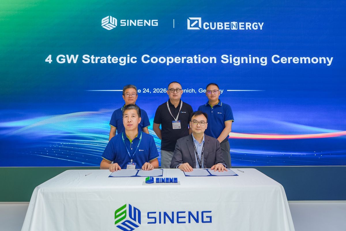 4 GW strategic cooperation with Cubenergy